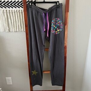 Lauren Moshi Rhinestone Star Sweats